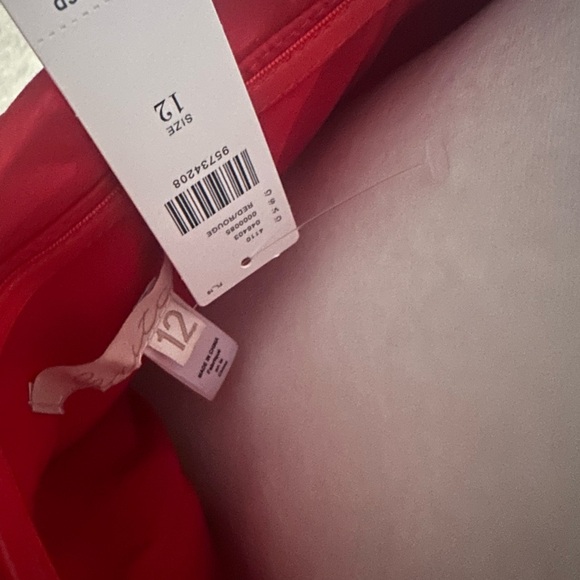 NWT Hutch Anthropologie ruched taffeta bow bustier size 12 - Picture 4 of 7